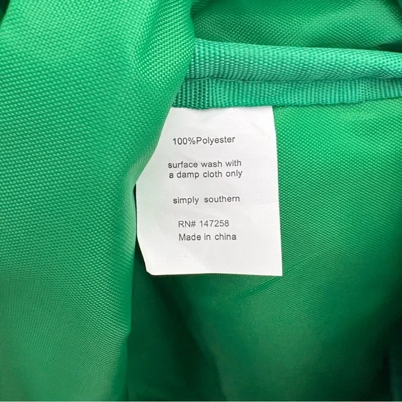 Simply Southern Whale Print Cosmo Bag Lay-Flat Cosmetic Case EUC - Picture 9 of 9